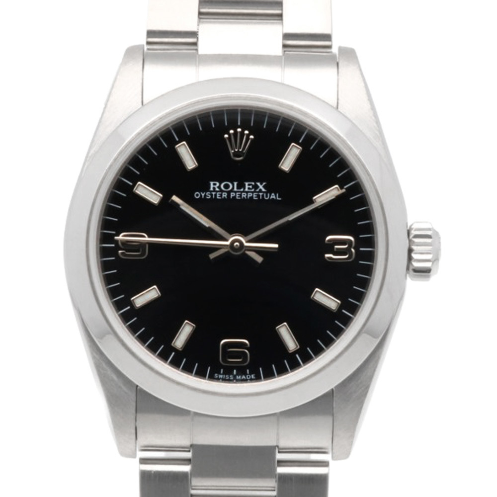 Rolex Oyster Perpetual Watch, Stainless Steel, Model 77080, Automatic Winding...